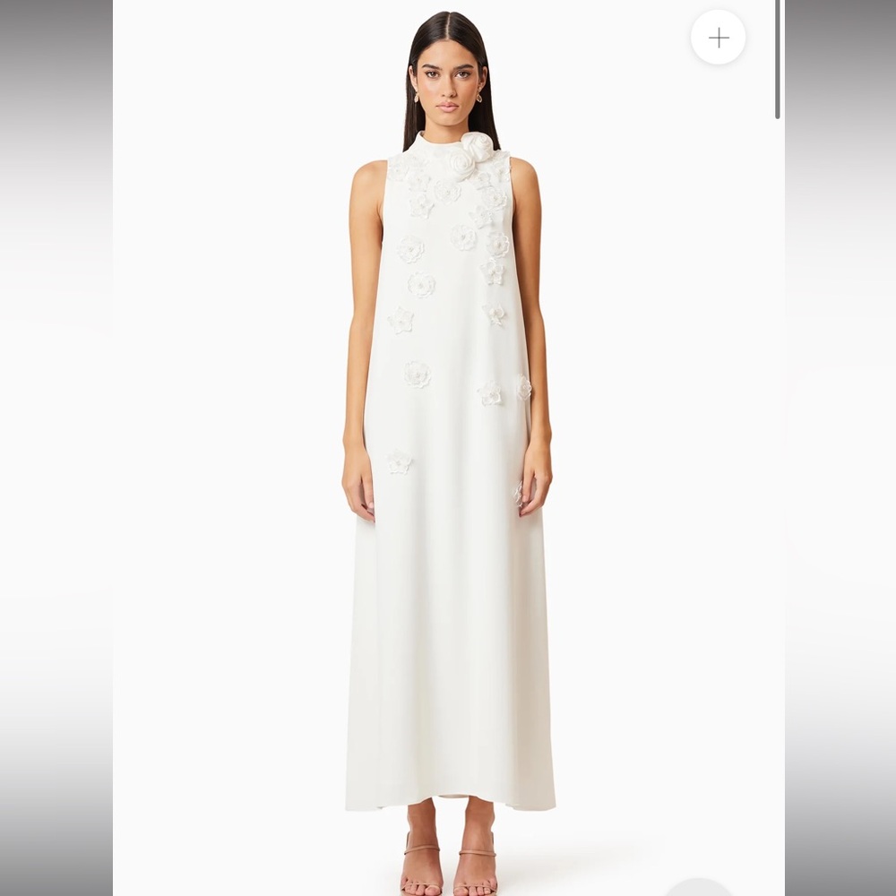 Elliatt Lilydale Maxi Dress in White. New with tags, never worn.